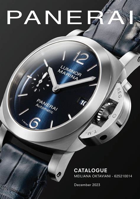 panerai catalogue request|Panerai models.